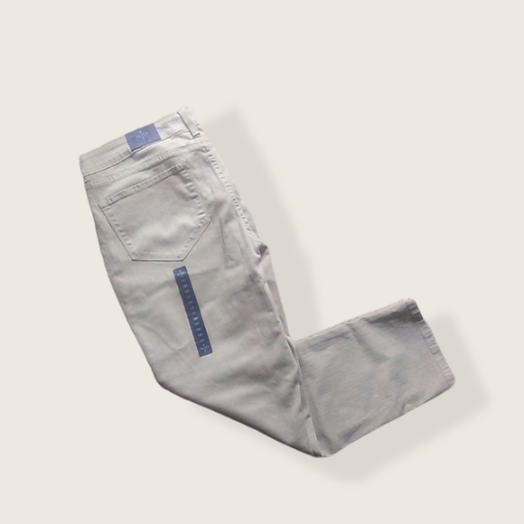 NYDJ Alisha Khaki Fitted Ankle Jeans 18P - Picture 2 of 7